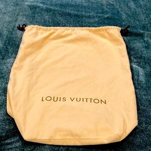 Louis Vuitton large drawstring dust bag
